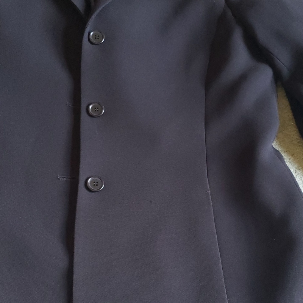 EUC Anne Klein Sz 10 black blazer - Picture 4 of 6